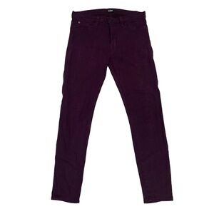 Hudson Purple Nico Super Skinny Mid-Rise Jeans Size 30 Women’s